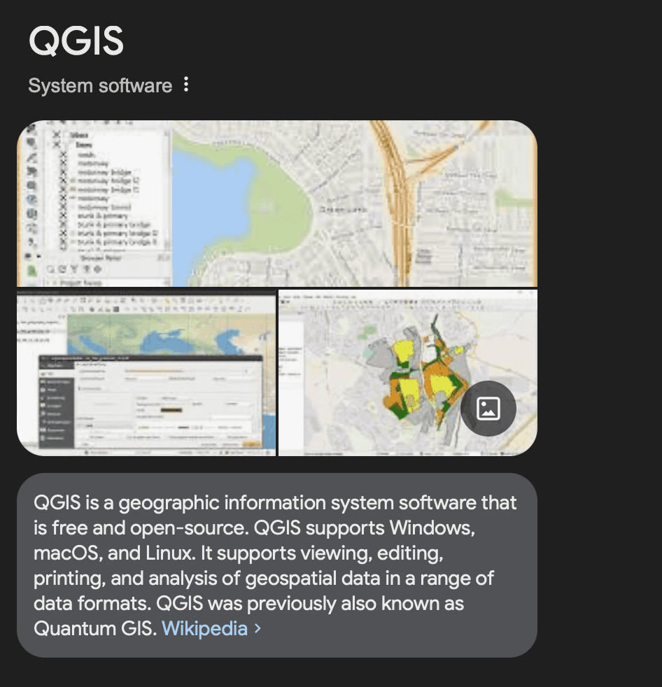 QGIS Wikipedia